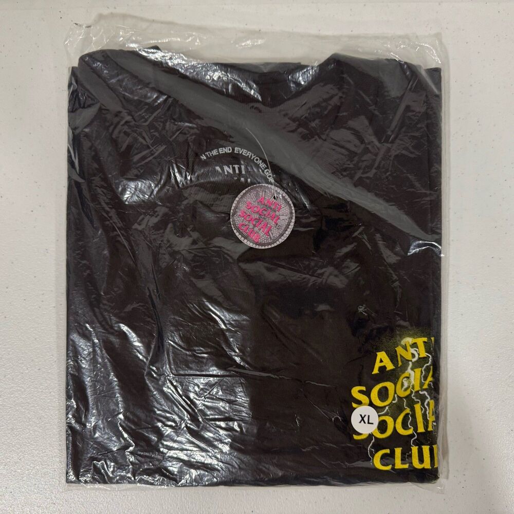 Anti Social Social Club Twista T-Shirt Black Size XL ASSC New DS